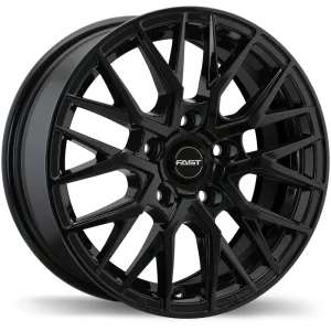 Fast Wheels – Tronic – Black – 15″x6.5″ 40mm – All weather Wheels – F238-1565-80BN+40F541